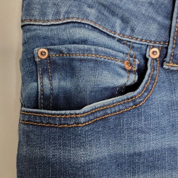 Time & Tru Women's Jeans Size 14 Petite Medium Wash Blue Denim 32x26 - Picture 6 of 9